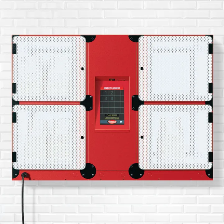 Flav-R 2-Go built-in locker rear loading side