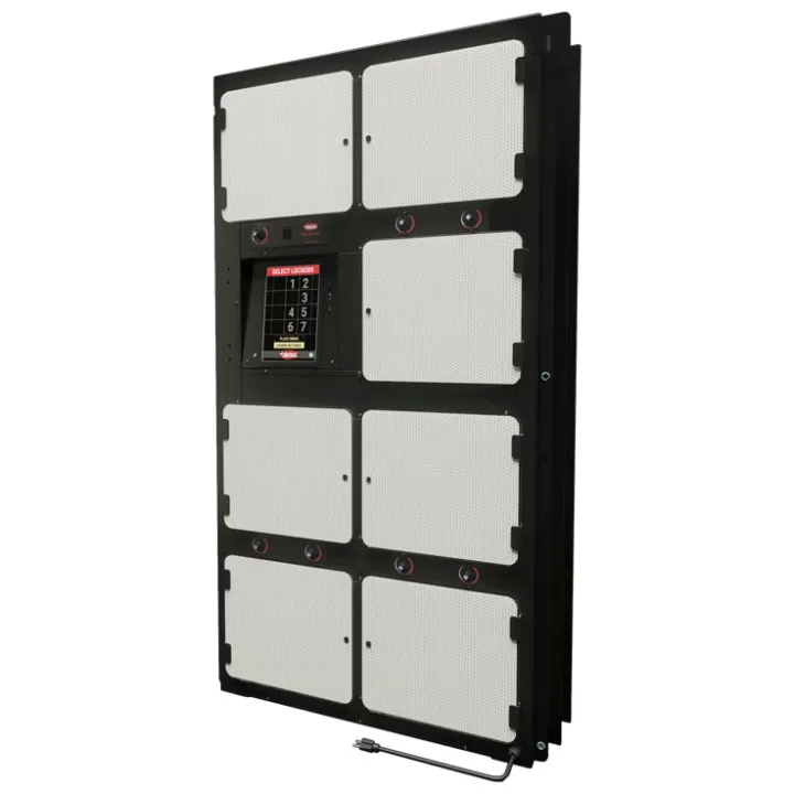 Outdoor pickup locker interior loading unit